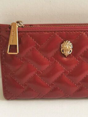 Kurt Gieger London Red Quilted BiFold Wallet